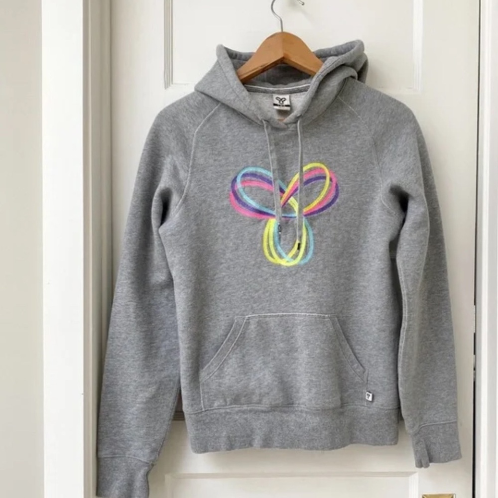 Aritzia TNA 5-Colour Neon Logo Baltic Hoodie